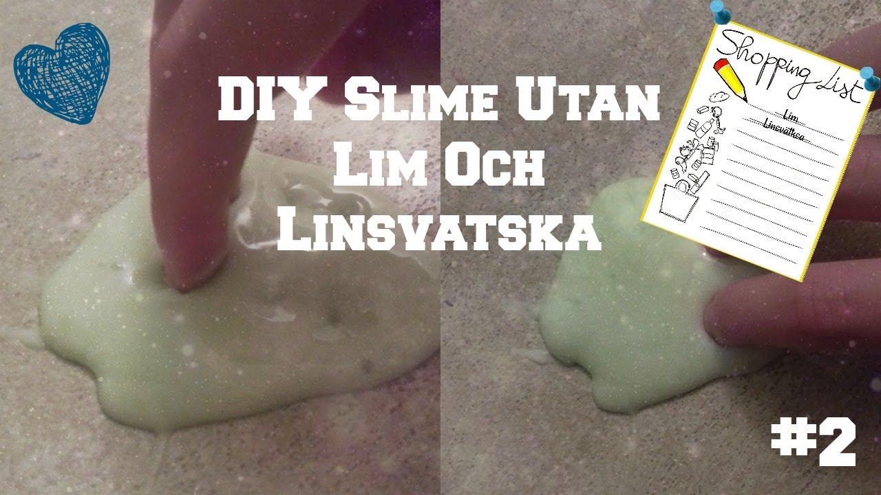 Slime Utan Lim Och Linsvätska Och Raklödder