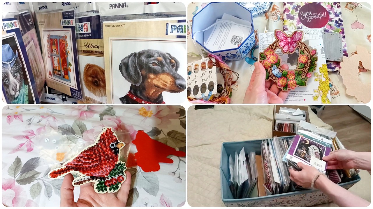 Вышивально-рукодельный влог: организация запасов, встреча вышивальщиц, покупки, процессы