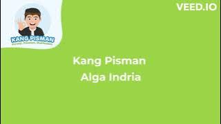 Video Lirik Kang Pisman by Alga Indria (Live Acoustic)