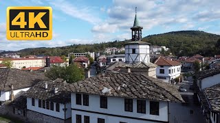 : Tryavna Bulgaria, 4k drone video