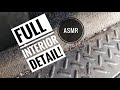 Full interior detail on trashed truck asmr