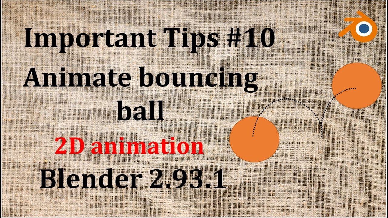 How to animate bouncing ball using bounce interpolation in Blender 2D ...