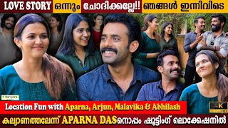 Location Fun With Aparna Das | Arjun Ashokan | Malavika & Abhilash | Love Story | Milestone makers