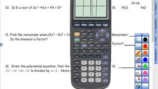 Mr. Vo - Algebra 2 - Unit 5 Test Review