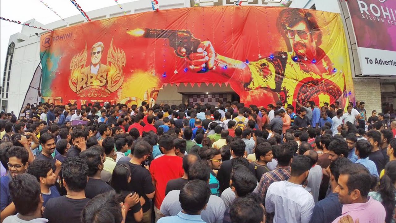 KABALI Movie | Rajnikanth's FANS Line Up Outisde Theatres Since 3 AM In Morning