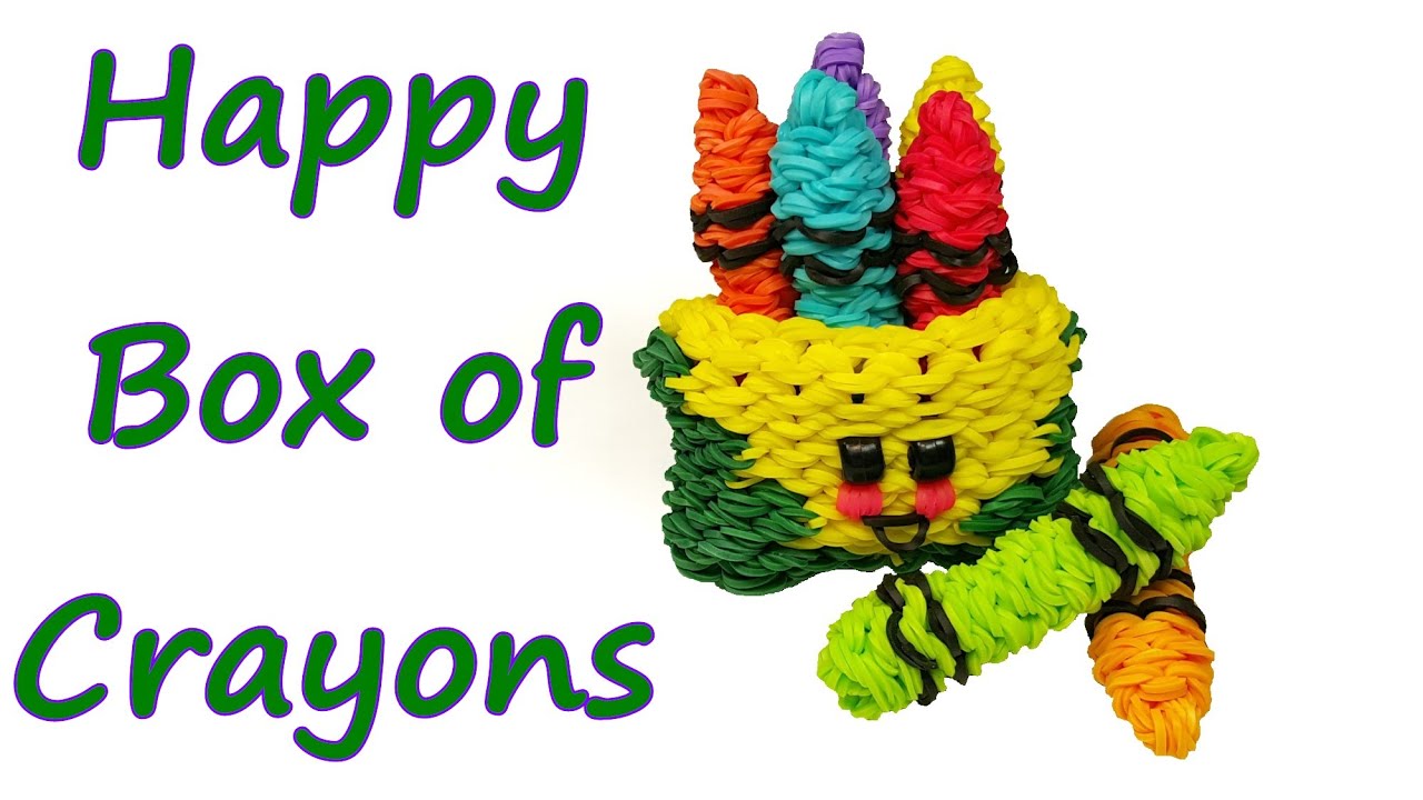 TUTO ] crayon en élastique rainbow loom 