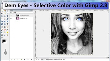 Dem Eyes! - Selective Color with Gimp 2.8