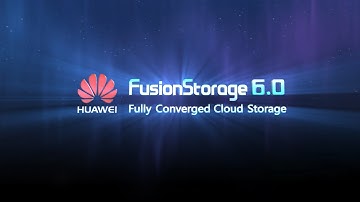 Huawei Storage :FusionStorage 6 0 Launch Video