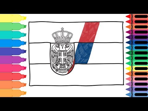 how-to-draw-serbia-flag---drawing-the-serbian-flag---art-colors-for-kids-|-tanimated-toys