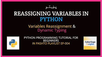 Python Dynamic Typing & Reassignment Explained | Python Programming tutorial in Pashto