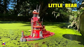 Rc Tugboat Little Bear Full Metal Scratch Build, Scale 133.