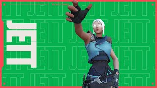 VALORANT Jett Default Dance - Green Screen