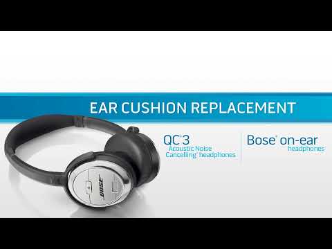 Bose QuietComfort 3 - Replacing the Ear Cushions