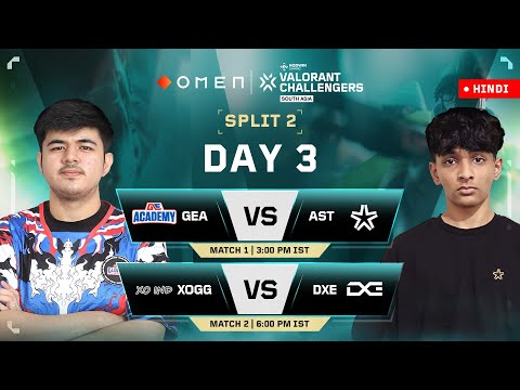 [HINDI] Split 2 – Day 3 || OMEN VALORANT Challengers South Asia 2025 #VCSA2025