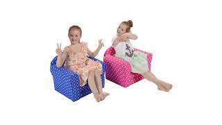 MUST SEE Kids Furniture Review! Costzon Kids Sofa Set 2 Seater Armrest Children Couch Lounge w/Fo..