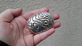 Making Of A Fine Silver Chasing Repousse Brooch