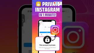 How to Make Instagram Account Private | Hide Instagram Posts & Stories #privateinstagram #instagram