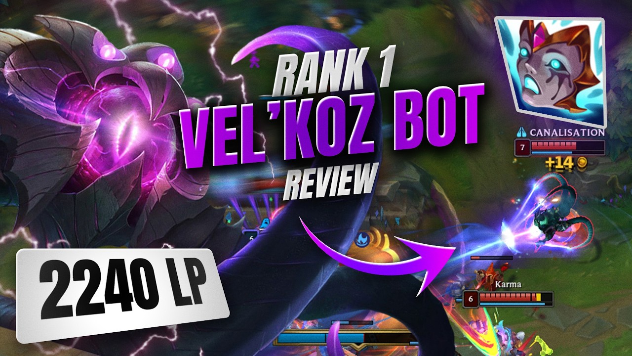 REVIEW DU RANK 1 VELKOZ BOTLANE SUR LEAGUE OF LEGENDS IL EST ABERRANT