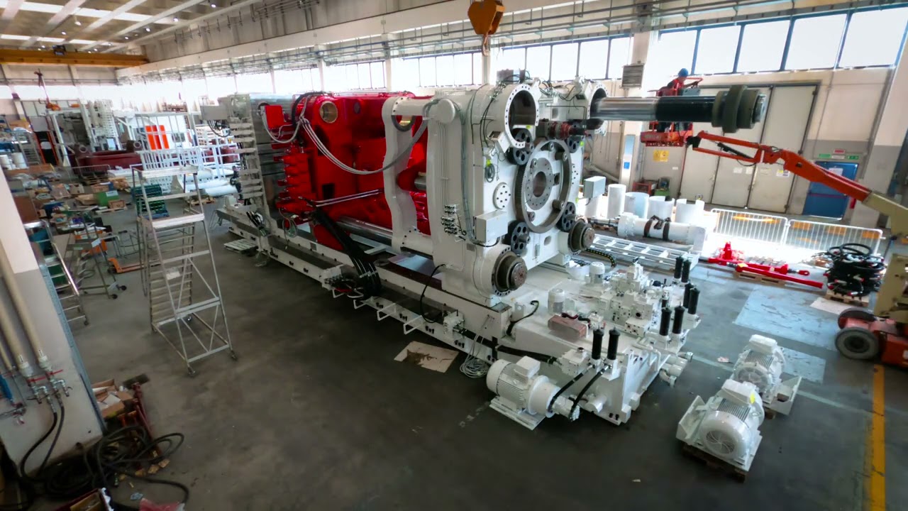 IDRA GROUP Assembly of No. 3 Giga Press in Idra Italia YouTube