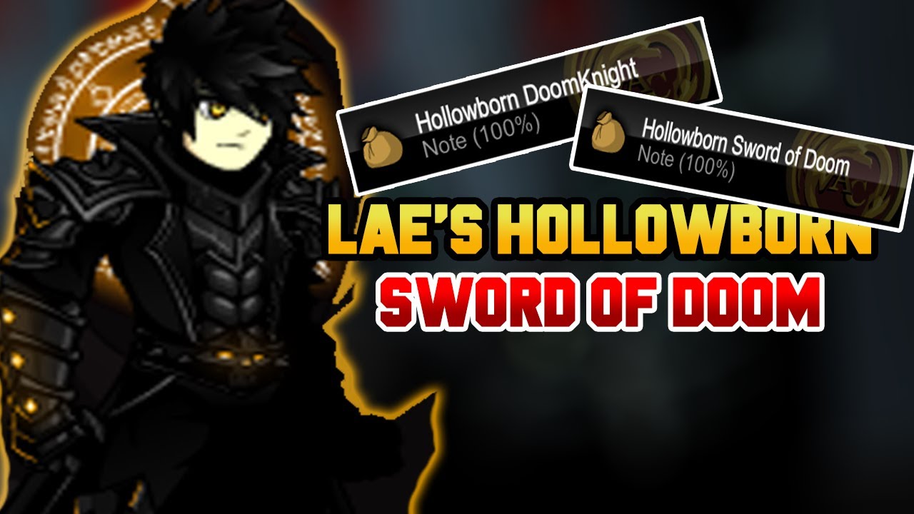 AQW Hollowdeep, Hollowborn DoomKnight Damage Boosting Set Walkthrough
