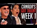 Canadas got talent 2024  week 1 all auditions