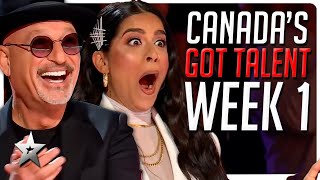 Canada's Got Talent 2024  Week 1 BEST AUDITIONS!