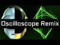 Daft punk  robot rock oscilloscope music remix