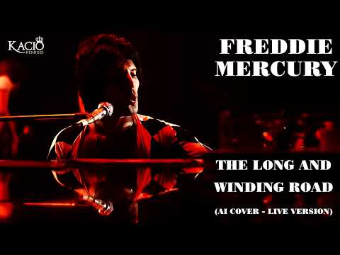 Freddie Mercury - The Long And Winding Road (AI Cover - Live Version)