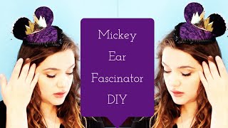 DIY Mickey Ear Fascinator | Evil Queen Inspired