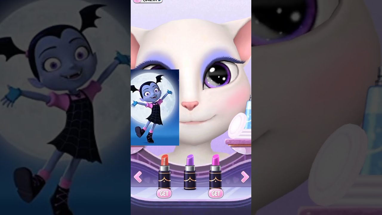 Vampirina Makeover By My Talking Angela Cosplay