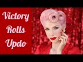 Victory Rolls Updo Tutorial