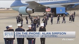 Former Senator Alan Simpson reminisces about President George H.W. Bush
