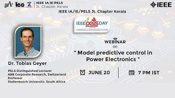 Webinar on Model Predictive Control in Power Electronics