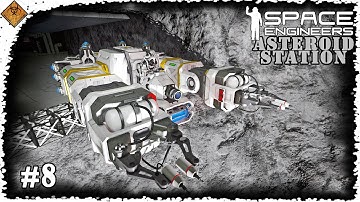 Time To Weld! | Asteroid Station | Space Engineers Time Lapse #8