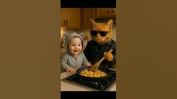 Cat And Baby Video | #tutorialfilter #shortvideo #shorts