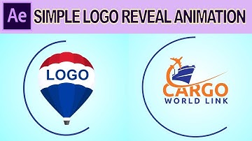 After Effects Tutorial: Simple Logo Reveal Animation | No Plugins | FREE Template