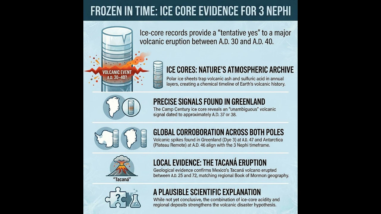 Darkness from 3rd Nephi Contained in Ice Cores | Benjamin Jordan