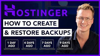 How To Create And Restore Backups Using Hostinger by Ferdy Korpershoek 2,043 views 5 months ago 6 minutes, 8 seconds