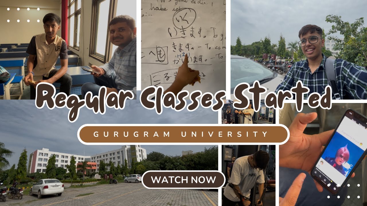 Regular Classes Started at GURUGRAM UNIVERSITY ️ - YouTube