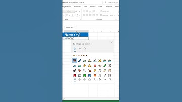 How to add emojis 😎🔥 after names in excel | How to Add emoji in Microsoft excel |#Shorts