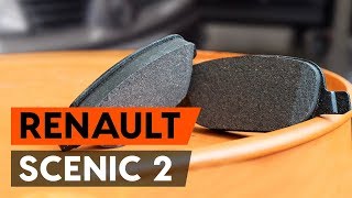 Ako vymeniť predných brzdové platničky na RENAULT SCENIC 2 (JM) [NÁVOD AUTODOC]
