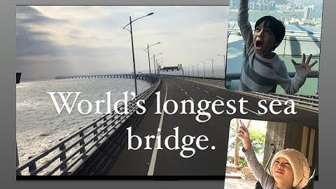 Crossing the World’s longest sea bridge | HZMB | DIY tour with kids | Hongkong & Macau