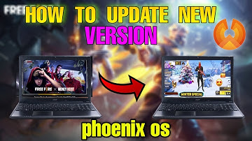 how to update OB32 free fire in phoenix os with Google login #phoenixos #freefire #biogameryt