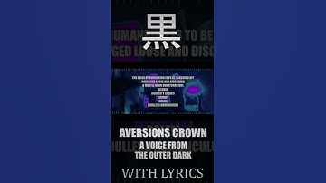 Thumbnail of AVERSIONS CROWN - A Voice from the Outer Dark (WITH LYRICS)