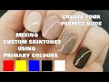 How to make a Custom Skintone Gel Polish | Easy to DIY