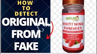 How To Identify Original From Fake/Whitening Gummies Review