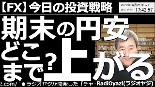 【為替(FX)－今日の投資戦略】期末の円安、どこまで上がる？　６月30日の四半期末が迫る中、売買が活発だ。今日のドル円は買い優勢で、レートは135円後半まで上昇している。この後の動きをチャートで予想。