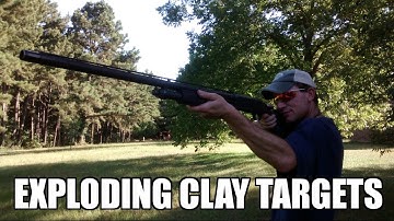 Exploding clay targets