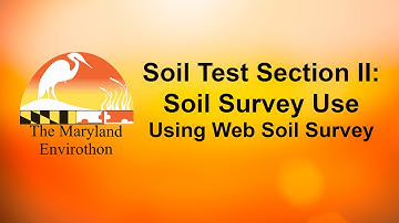 Soils Section II web soil survey