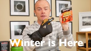 A few things that will make winter photography more fun - gloves, boots, etc...